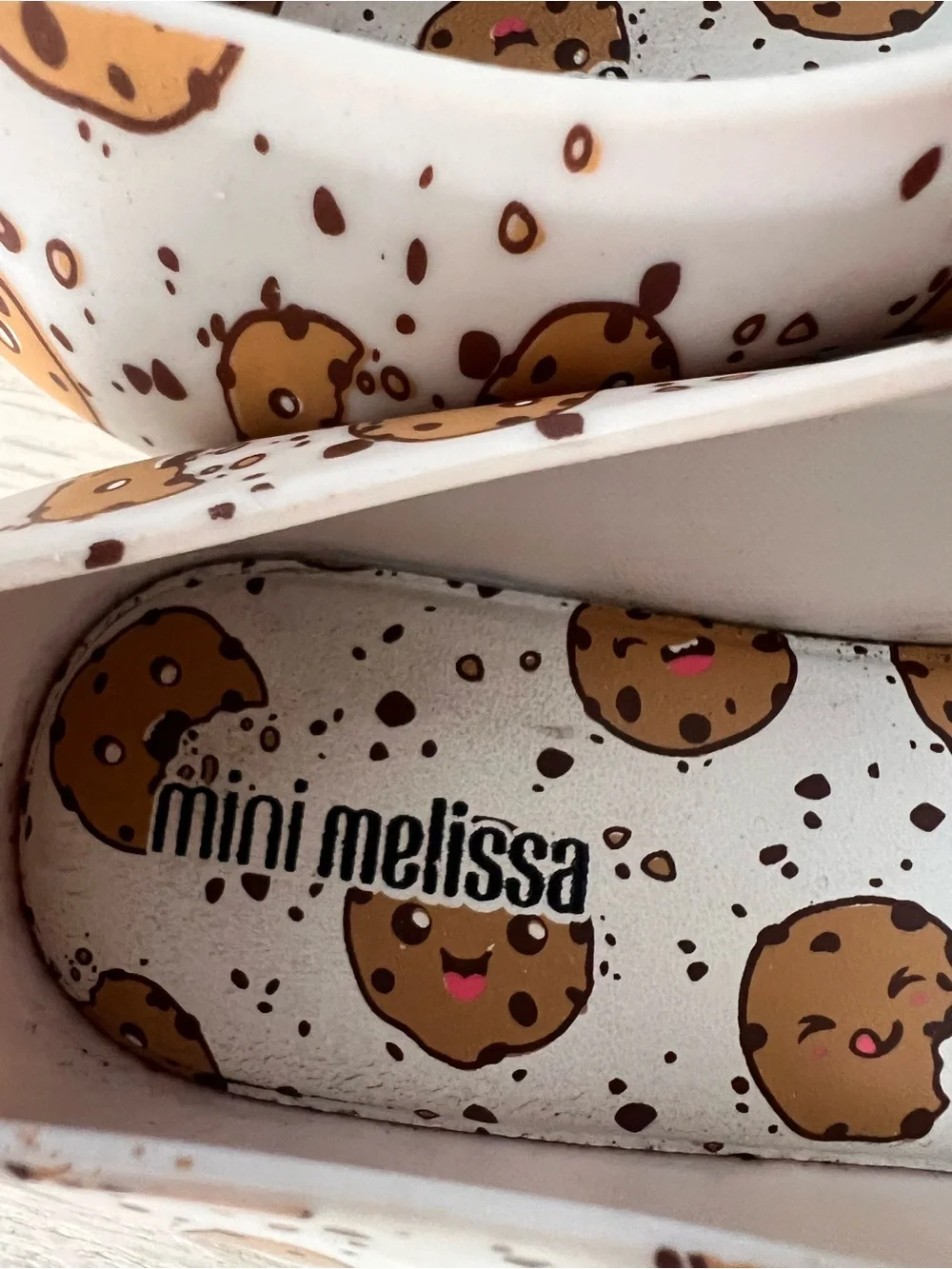 MINI MELISSA Ultragirl Candy Cookie Print Mary Jane Jelly Sandals Size 12